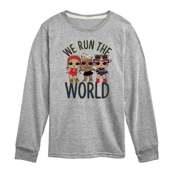 LOL Surprise! - Run The World - Toddler And Youth Long Sleeve Graphic T-Shirt