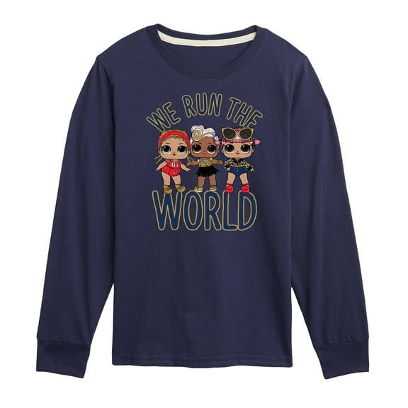 LOL Surprise! - Run The World - Toddler And Youth Long Sleeve Graphic T-Shirt