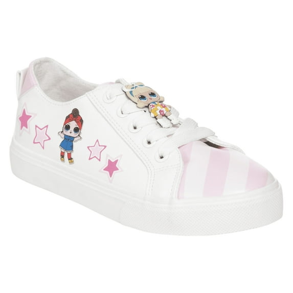 LOL Surprise Shoes - Girls Pink and White Athletic Sneaker (Little Kid/Big Kid)