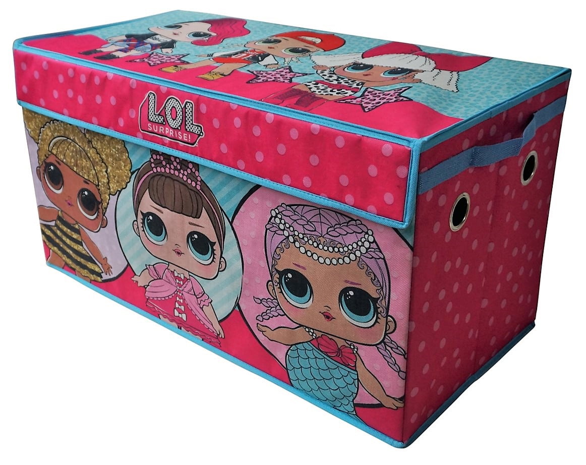 JYPS Doll Storage Organizer & Display Case Compatible with Lol Surprise Dolls All, Blue Snow Storage Case Organizer for Dolls, Clear View Hanging