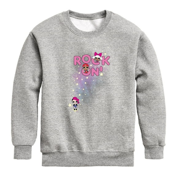 LOL Surprise! - Space Rock Girls - Toddler And Youth Crewneck Fleece Sweatshirt