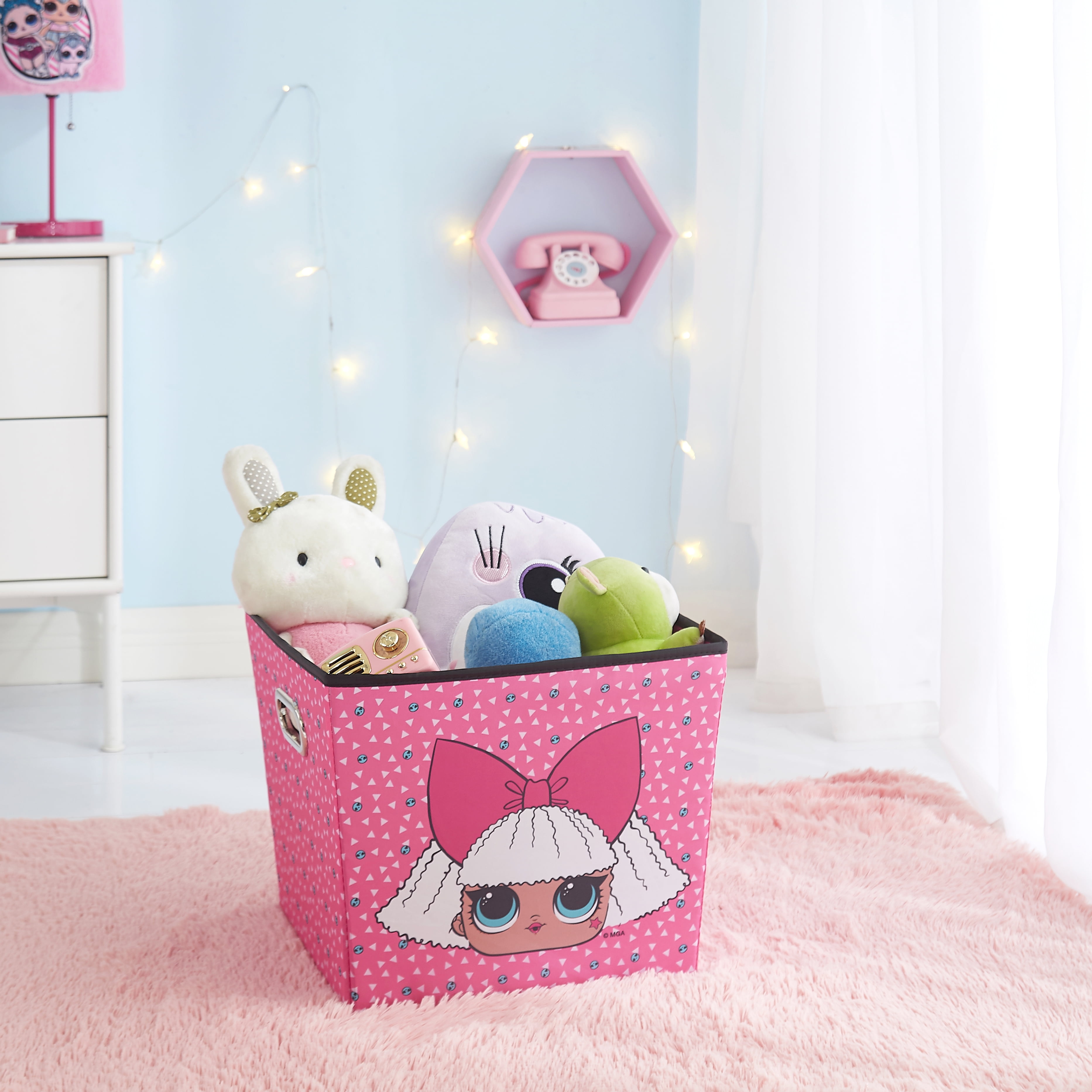 LOL Surprise Stackable Kids Toy Storage Bin