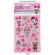 Lol Surprise Stickers 12 Sheets