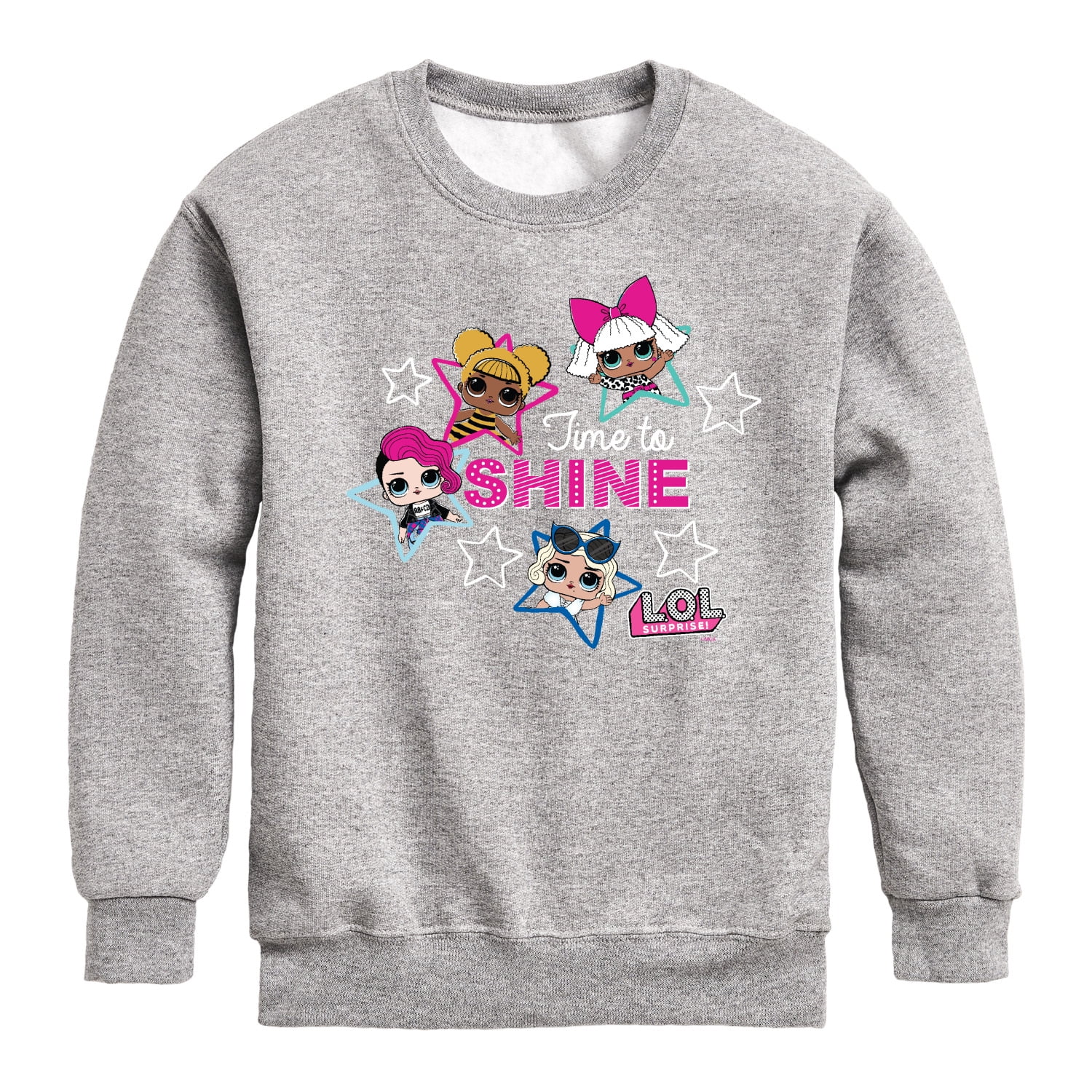 LOL Surprise Time To Shine Toddler And Youth Crewneck Fleece