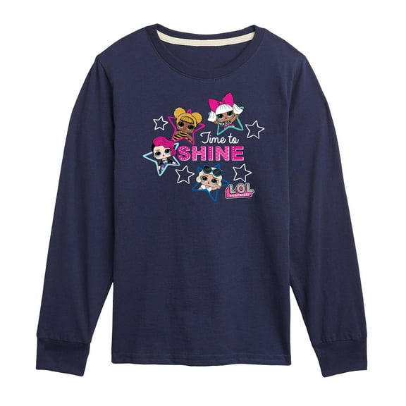 LOL Surprise! - Time To Shine - Toddler And Youth Long Sleeve Graphic T-Shirt