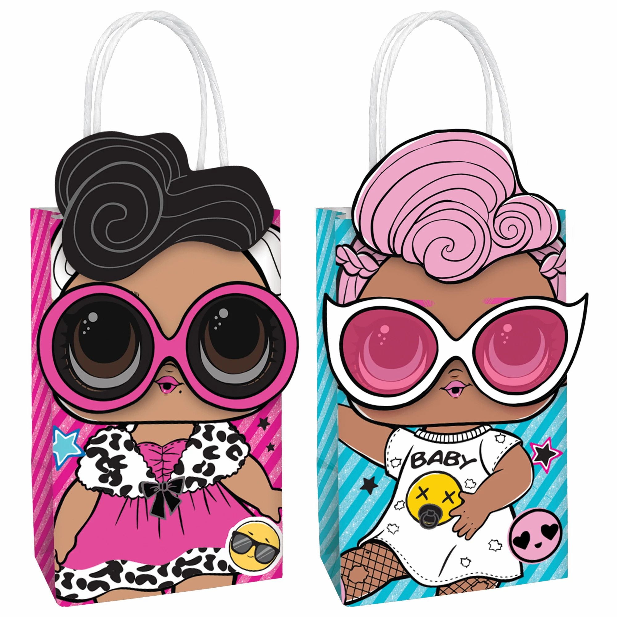 LOL Surprise Together, 4 Eva! Birthday Party Favor Kraft Bags