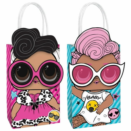 LOL Surprise Together, 4 Eva! Birthday Party Favor Kraft Bags