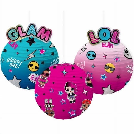 LOL Surprise! 'Together 4 Eva' Prismatic Embellished Paper Lanterns (3ct)
