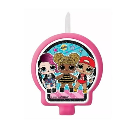 LOL Surprise Together 4eva Candle Birthday Cake Topper