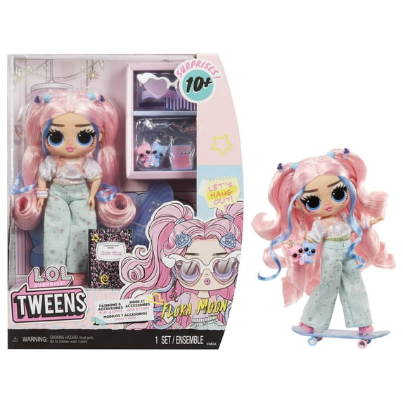 LOL Surprise Tweens Fashion Doll Flora Moon with 10+ Surprises, Multicolor, Ages 4+
