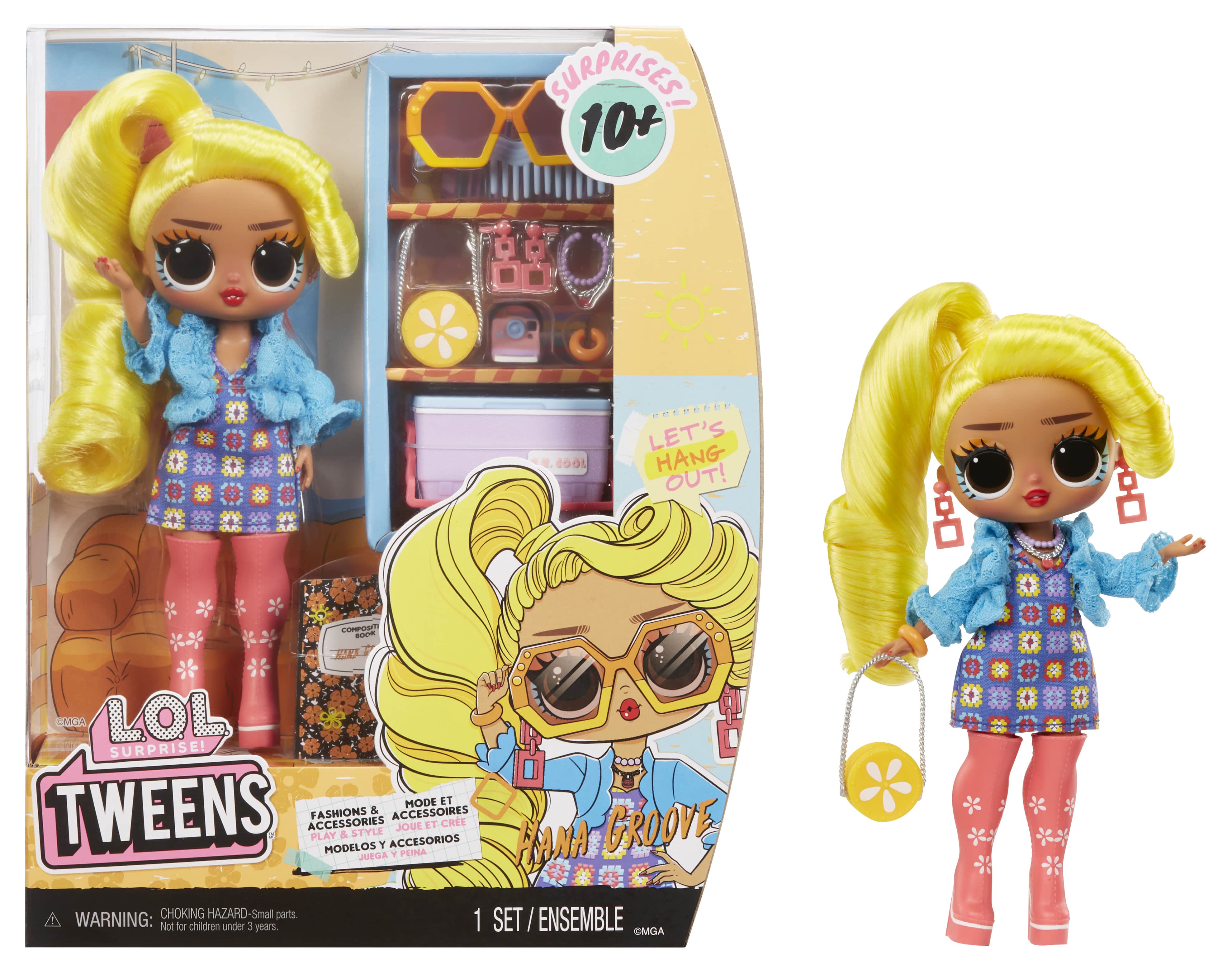 LOL Surprise Tweens Fashion Doll Hana Groove with 10+ Surprises, Great Gift for Kids Ages 4+ - image 1 of 7