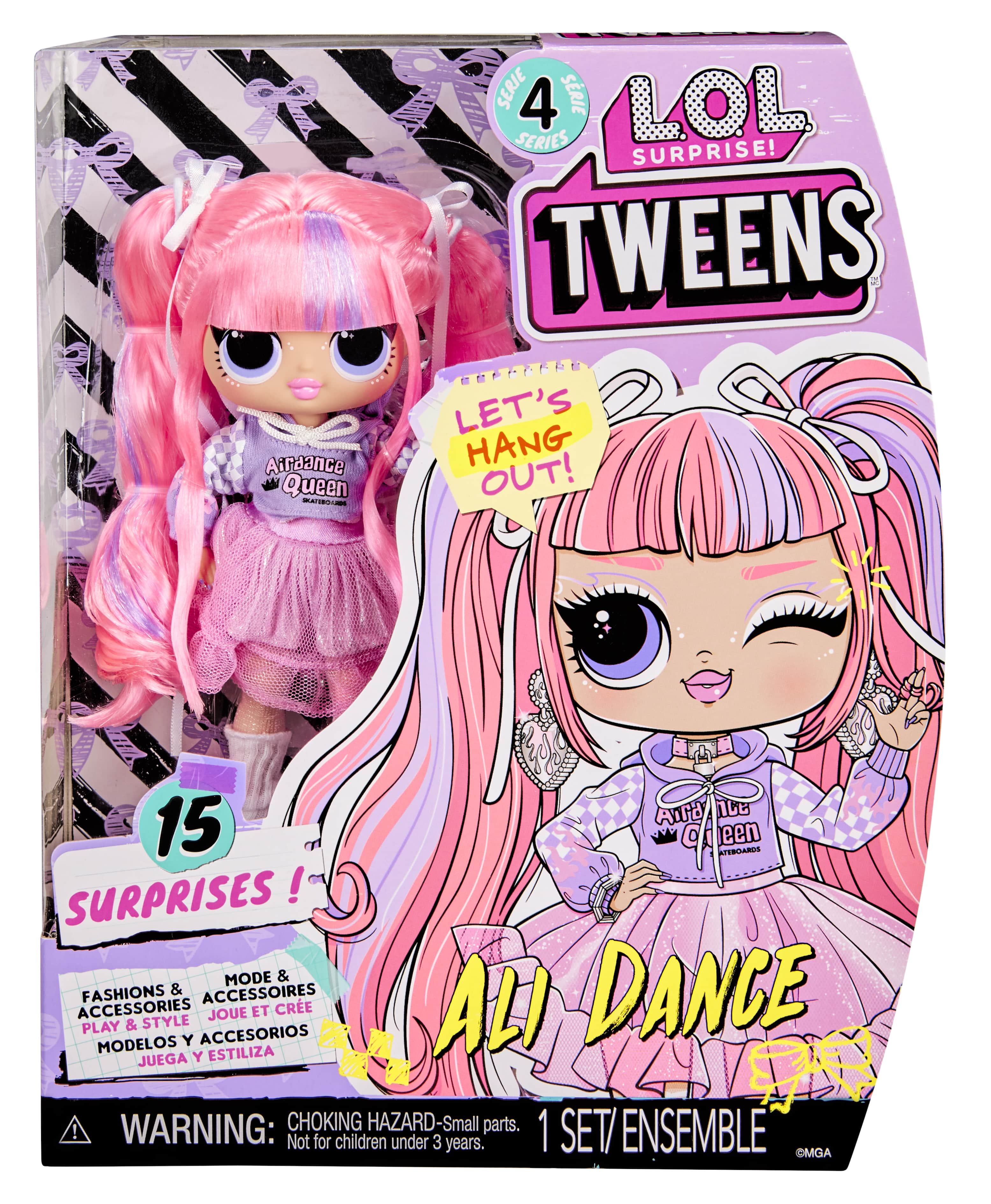 LOL Surprise Tweens Series 4 Fashion Doll Ali Dance with 15 Surprises and  Fabulous Accessories – Great Gift for Kids Ages 4+ 