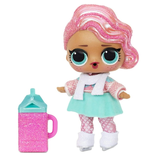 LOL Surprise Winter Chill Dolls With 8 Surprises Including Collectible Doll, Fashions, Doll Accessories, Holiday Ornament Reusable Packaging – Great Gift for Girls Ages 4+