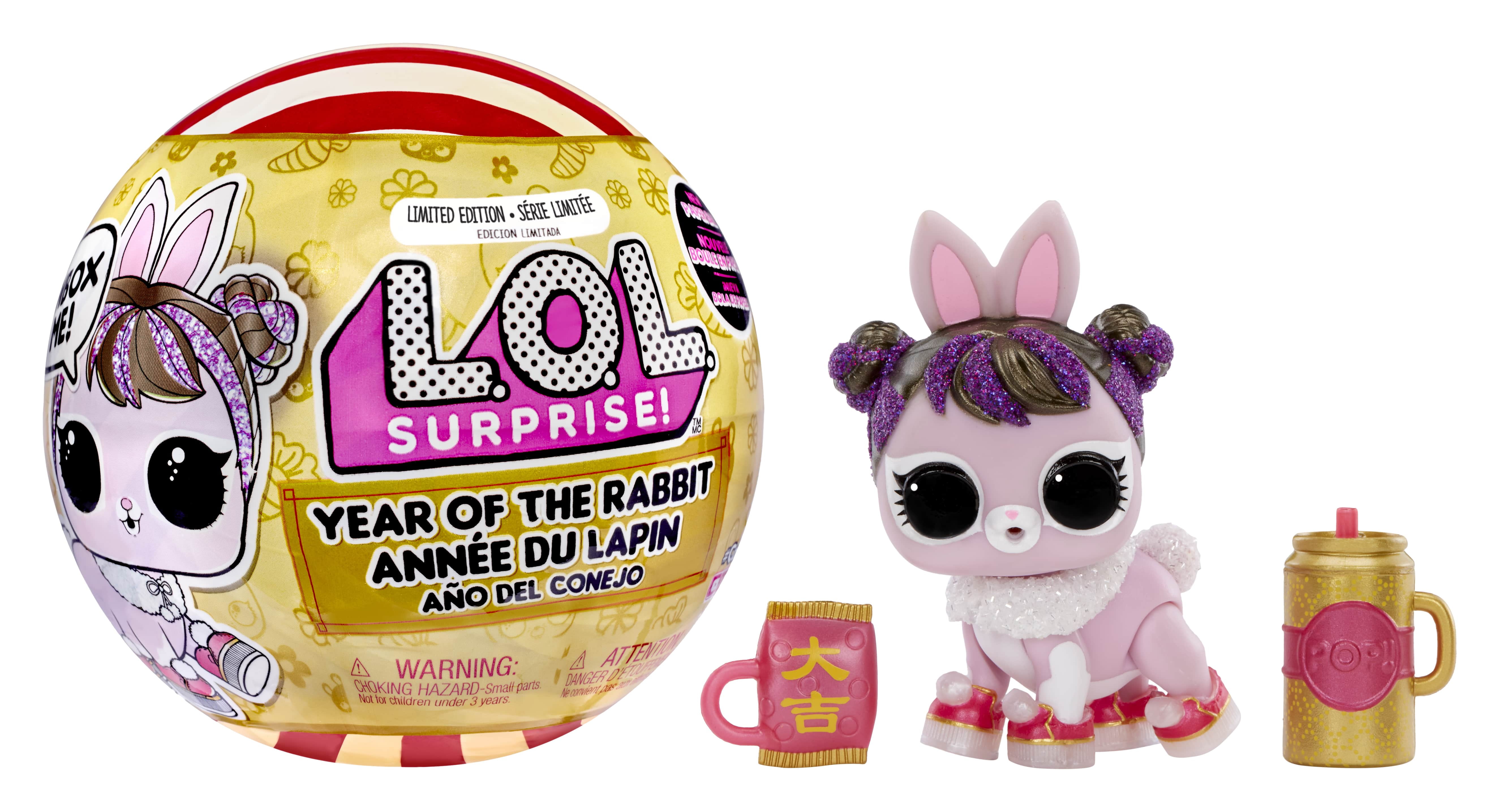 LOL Surprise Year of the Rabbit Doll Good Luck Bunny - with Collectible Doll, 7 Surprises, Limited Edition Doll, Accessories, Pet, Lunar New Year Theme - Great Gift for Girls Age 4+