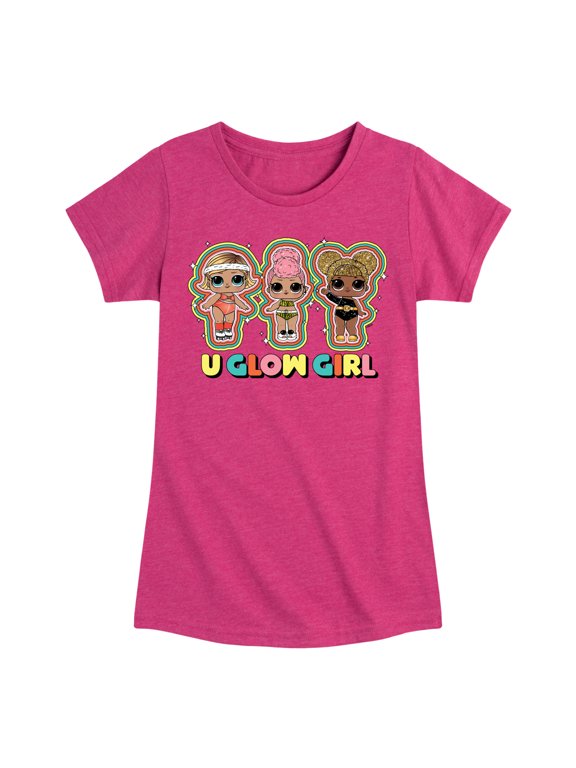 LOL Surprise! - You Glow Girl - Toddler And Youth Girls Short Sleeve Graphic T-Shirt