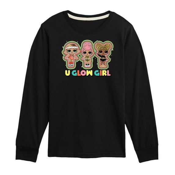 LOL Surprise! - You Glow Girl - Toddler And Youth Long Sleeve Graphic T-Shirt
