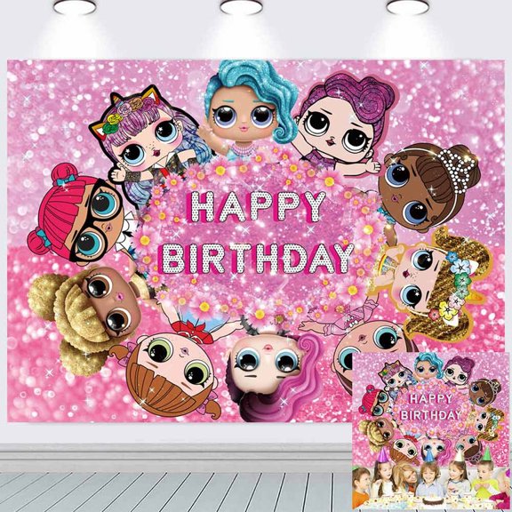LOL Taspestry Post Banner Backdrop Background Wall Decor Party Supplies