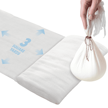 LOLA Cheesecloth, 100% Cotton, Reusable Food Grade Fabric, Lint Free - 3 Sq. Yards
