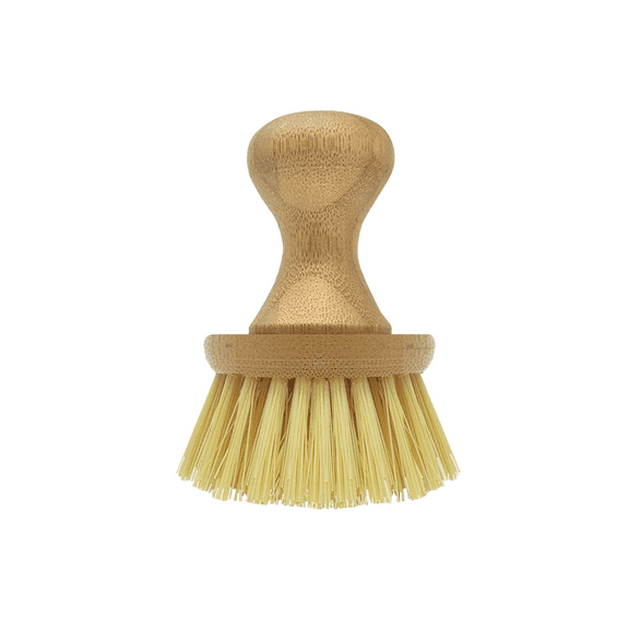 LOLA Eco-Clean Vegetable Cleaning Brush W/ Bamboo Knob, Eco-Friendly - 1 Count
