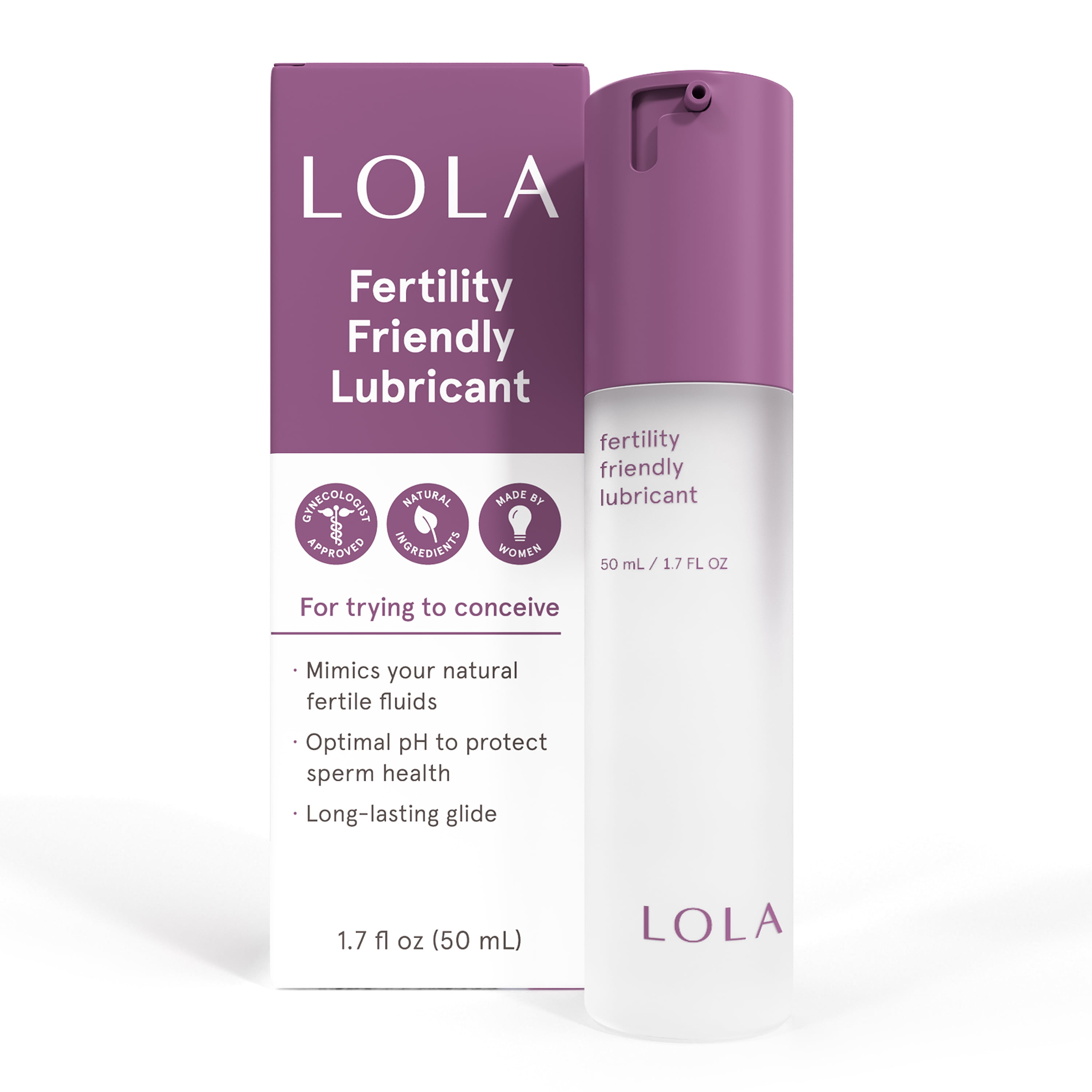 LOLA Fertility Safe WaterBased Lubricant for Conception, Sperm Fluid