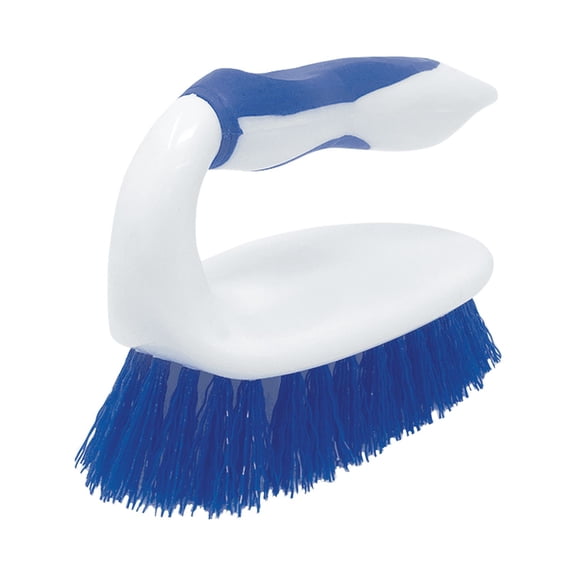 LOLA Iron Handled Scrubber - Countertop Scrub Brush, Heavy Duty Cleaner - 1 CT