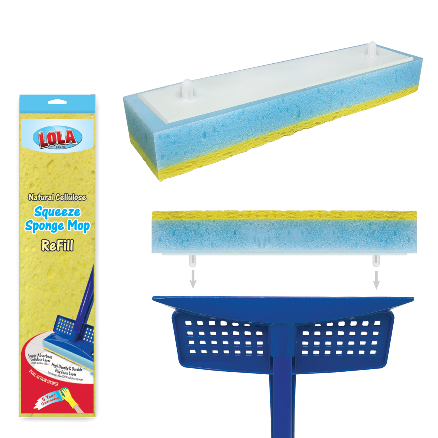 Butterfly Sponge Mop Refill