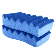 LOLA Pot Brite All Purpose Scrub Sponge, Durable Cleaning Scrubber, Reusable - 2 Pack