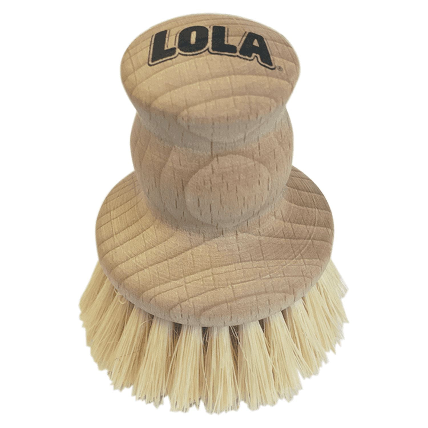 LOLA The Original Dishwashing & Vegetable Brush W/ Wood Handle