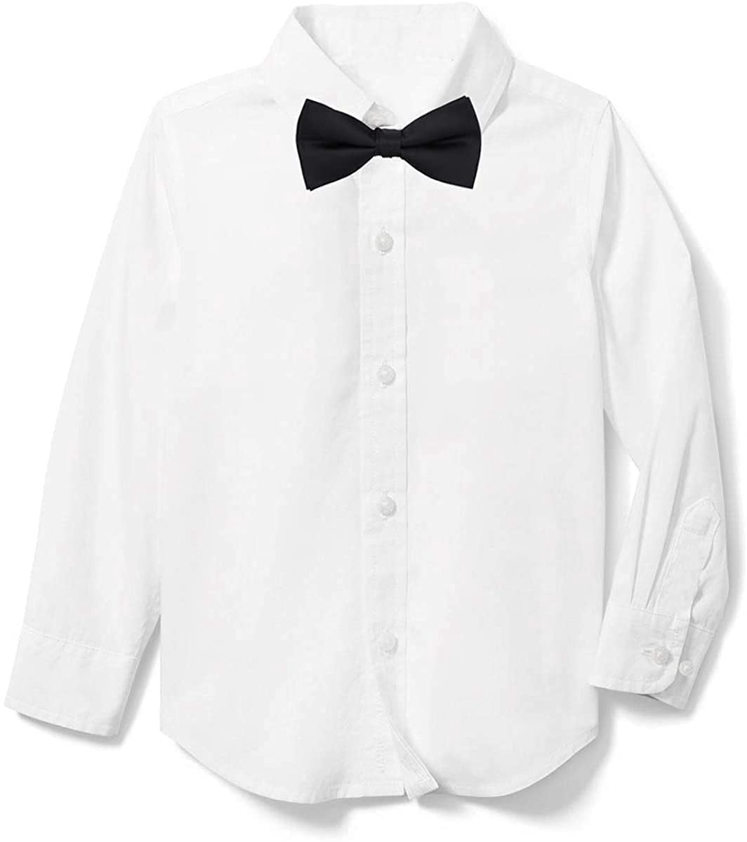 LOLANTA Boys Dress Shirts Button Down Shirt Long Sleeve Boys Kids