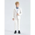 thumbnail image 1 of LOLANTA Boys Suit 2PCs Tuxedo Jacket Formal Wedding Ring Bearer Outfit, 1 of 6