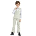 thumbnail image 1 of LOLANTA Boys Vest Suits 4PCs Wedding Ring Bearer Outfits Wasitcoat Shirt Pants Bow Tie, 1 of 6
