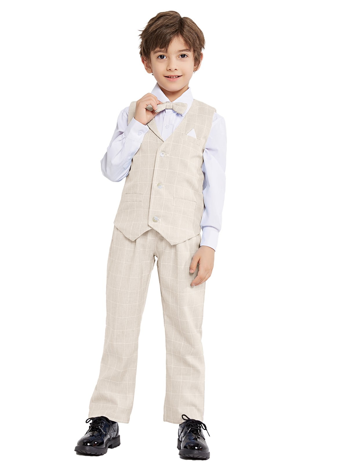 LOlanta, 4 Uds., ropa de caballero para bebés, traje para niños