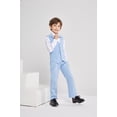 thumbnail image 1 of LOLANTA Boys Vest Suits 4PCs Wedding Ring Bearer Outfits Wasitcoat Shirt Pants Bow Tie, 1 of 6