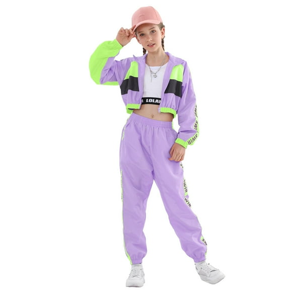 LOLANTA Girls Dance Clothing Set Hip Hop Modern Jazz Team Performance Costume Girls Dance Wear Sets