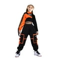 thumbnail image 1 of LOLANTA Girls Hip Hop Dance Clothes 3Pcs Crop Top Cargo Pants Sets Active Outfits, 1 of 5