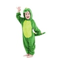 thumbnail image 1 of LOLANTA Toddler Dinosaur Animal Costume Unisex Baby Kids Flannel Hooded Romper Jumpsuit Dress Up Outfit, 1 of 7