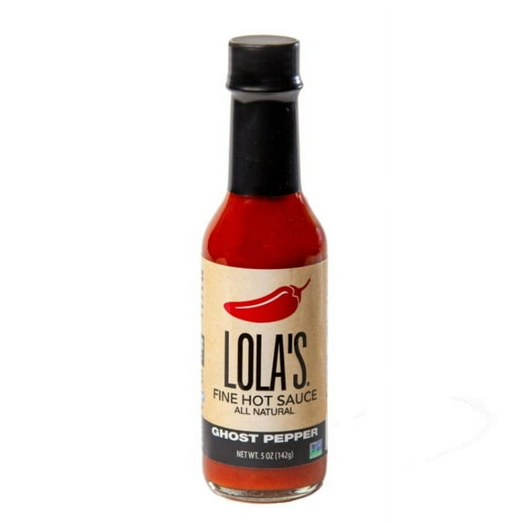 LOLAS FINE HOT SAUCE SAUCE HOT GHOST PEPPER 5 OZ - Pack of 12