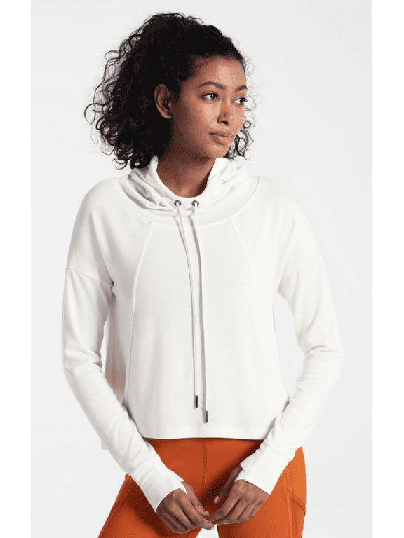 Downtown Pullover Hoodie in Gardenia Small