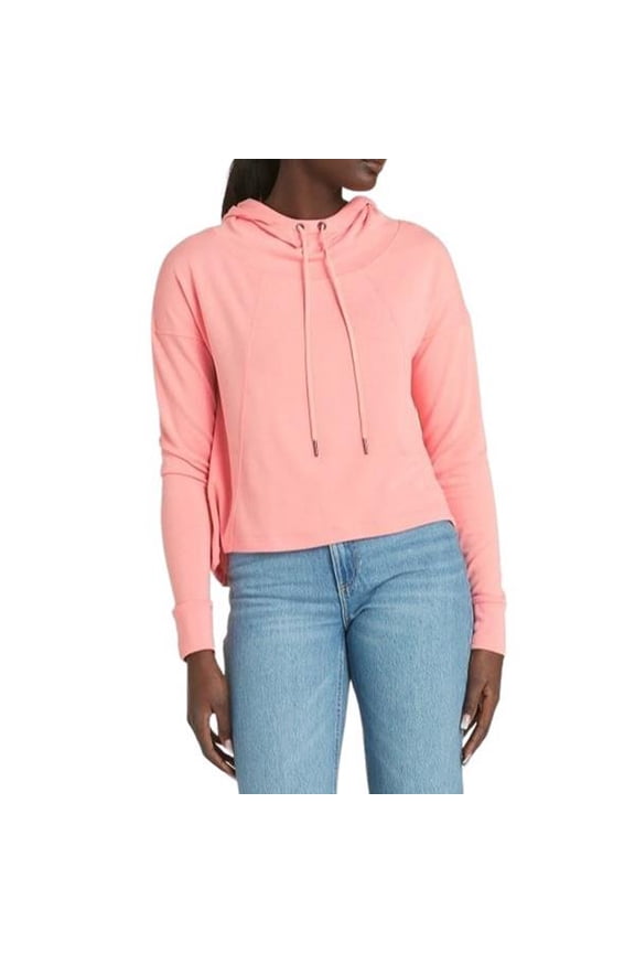 Women's Downtown Pullover Hoodie Pink XS
