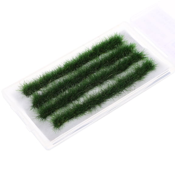 LOLIPPYY 1 Box Strip Simulation Grass for Sand Table, Realistic Lawn Landscape Model Accessory
