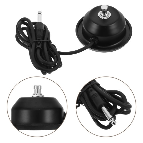 LOLIPPYY 1 Button Guitar Footswitch Pedal Black for Effect Pedal Control and Amplifier Replacement