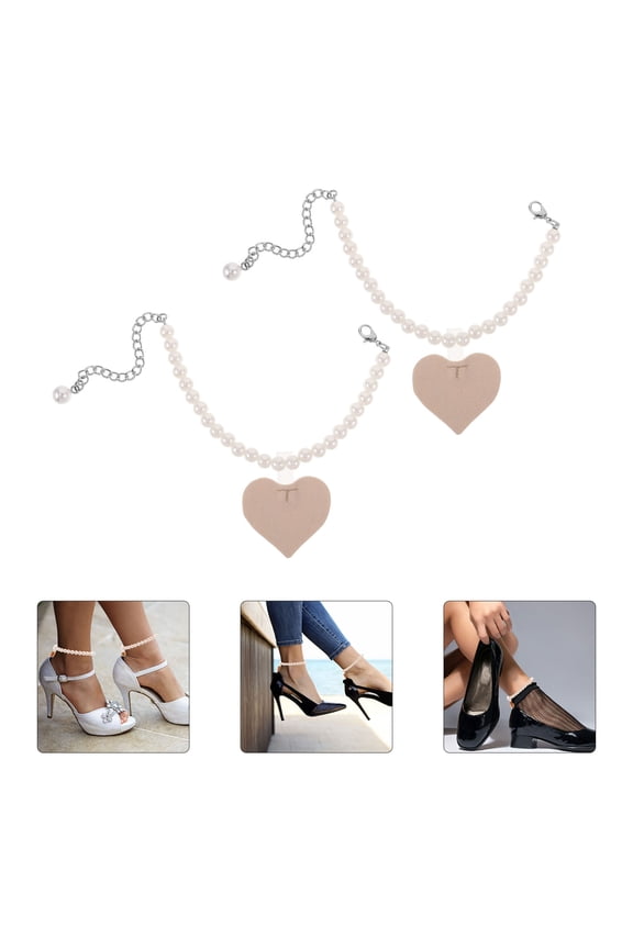 1 Pair Metal High Heel Chains for Women with Adjustable Buckle, Perfect Accessories for Professional Attire