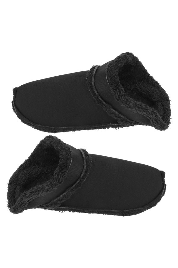 1 Pair Lining Shoe Inner for Slippers in Black with Thermal Properties for Long Hours Use