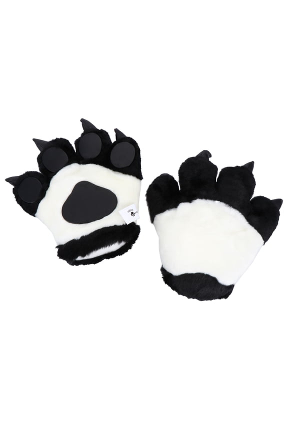 1 Pair Panda Gloves Plush Gloves Warm Winter Gloves Panda Role-play Props