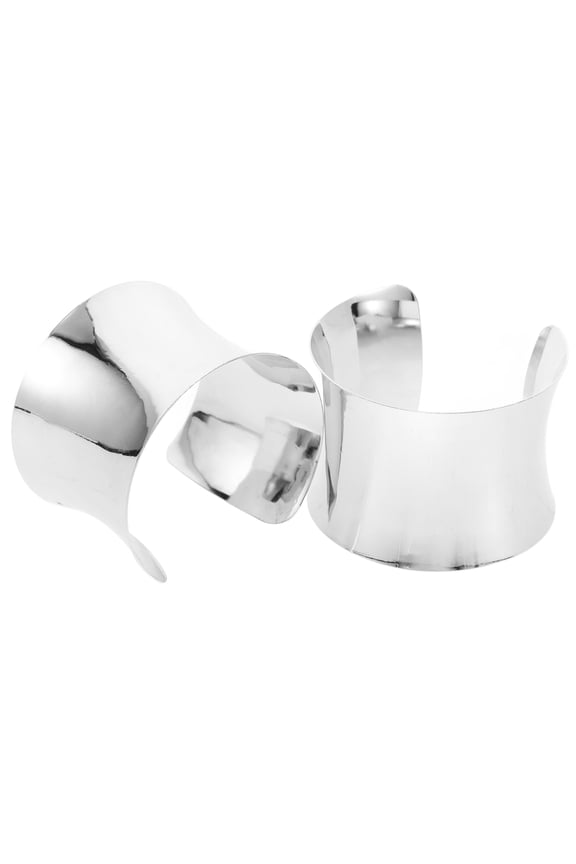 1 Pair Statement Bracelets For Women Chunky Zinc Alloy Street Style Mix and Match Jewelry