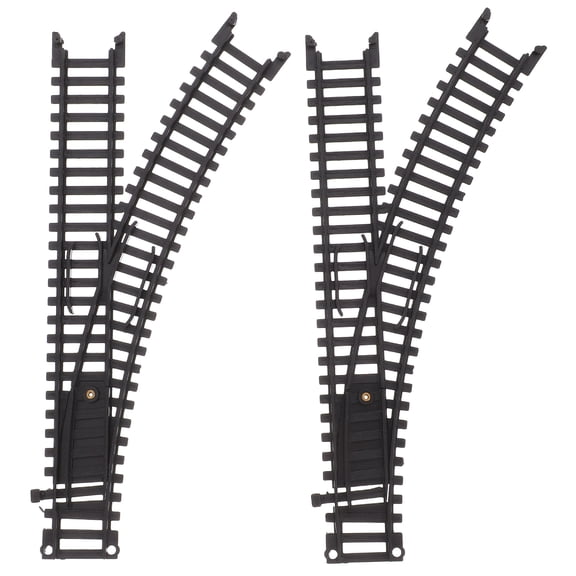 LOLIPPYY 1 Pair Train Tracks for Railway Simulation Plastic Expansion