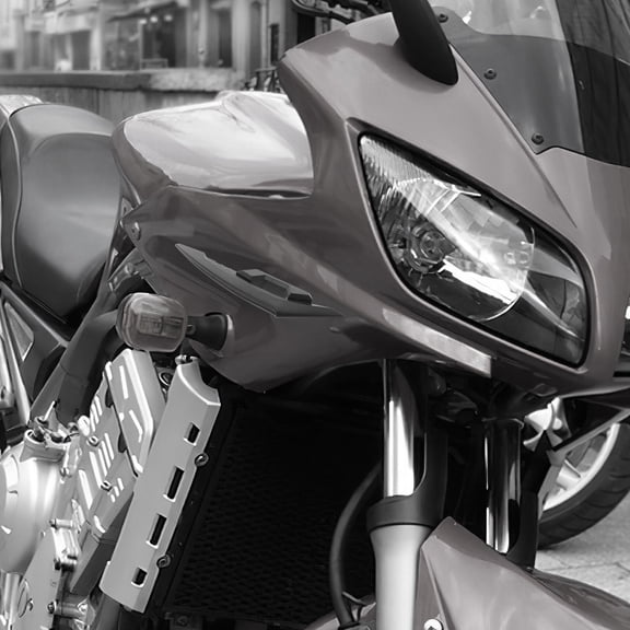LOLIPPYY 1 Pair Wings for a Motorcycle in Robust Plastic Side Design for Stability Improvement