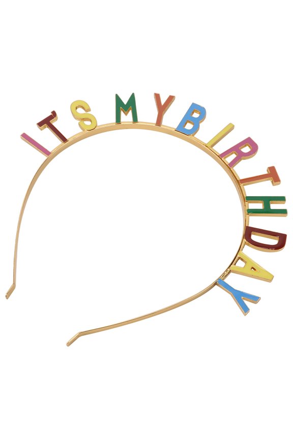 1 Pc Happy Birthday Hair Accessories With Multi Color For Celebration