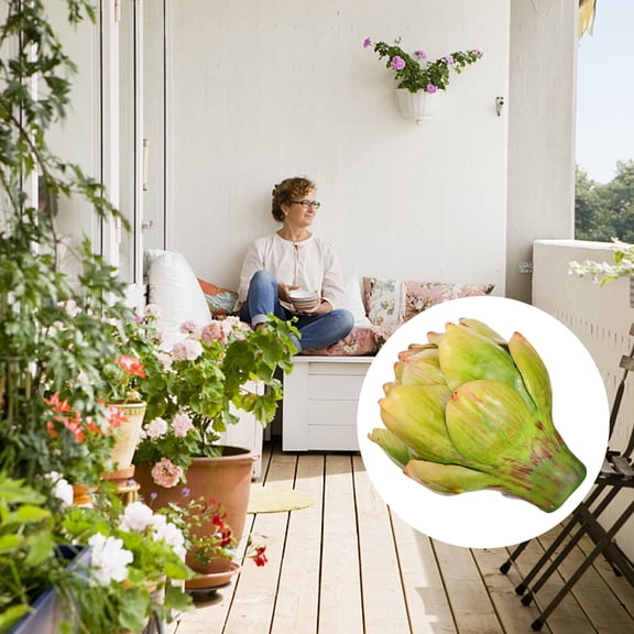 LOLIPPYY 1 Pc Small Imitation Pineapple Decor Plastic Waterproof Flowerpot Green for Homeowners Indoors