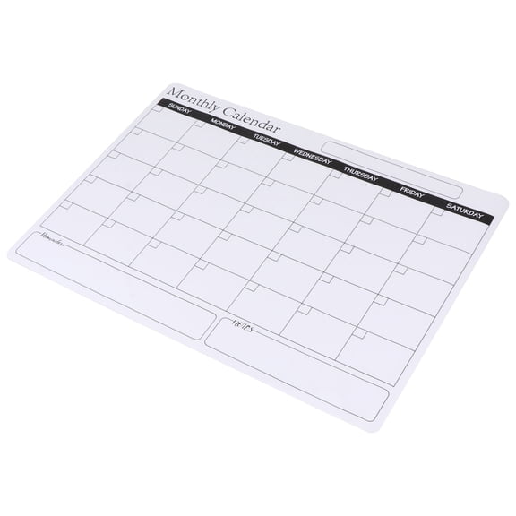 LOLIPPYY 1 Pc Weekly Planner Calendar Schedule Board PET Material for Home Organization and Time Management